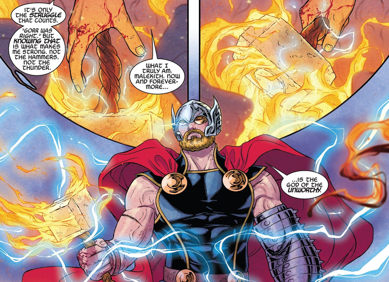 The returned Mjolnir is ready to bring the thunder.